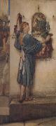 Alma-Tadema, Sir Lawrence A Street Altar (mk23) china oil painting reproduction